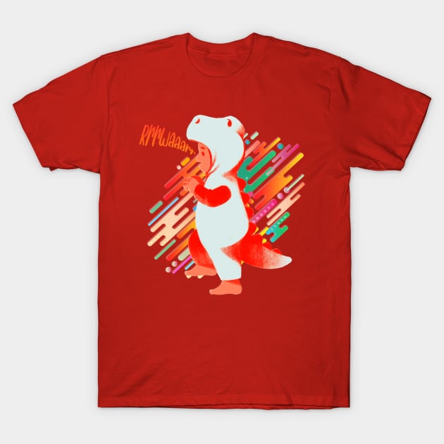 Rrwaaarr... Dino Kid T-Shirt by ROJOLELE